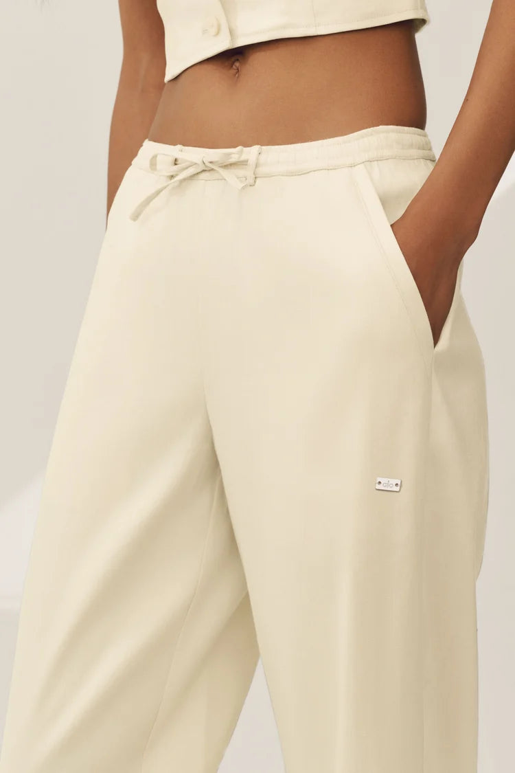 Linen Blend Riviera Wide Leg Pant