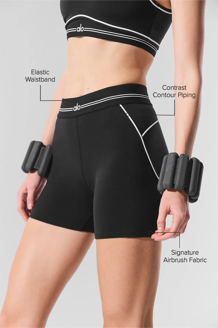 4” Airbrush High-Waist Heart Throb Short*