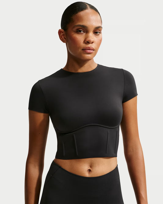 Matte Corset Cropped Top