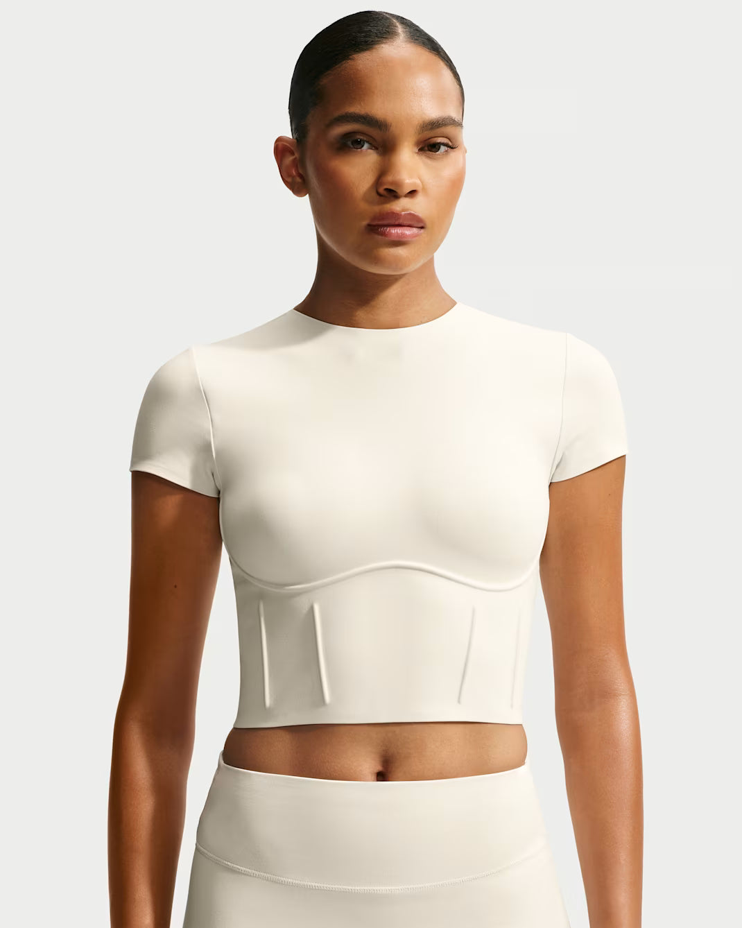 Matte Corset Cropped Top