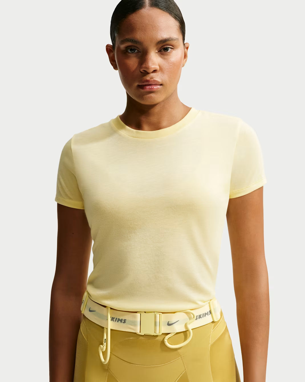 Performance Cotton Blend Short-Sleeve Top