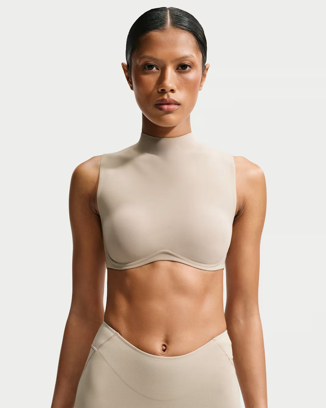 Studio Stretch Mock Neck Sports Bra