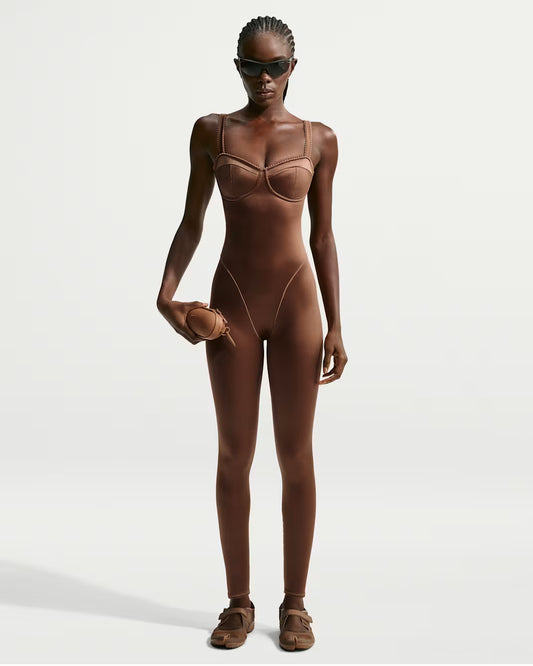 Satin Shine Picot Bodysuit