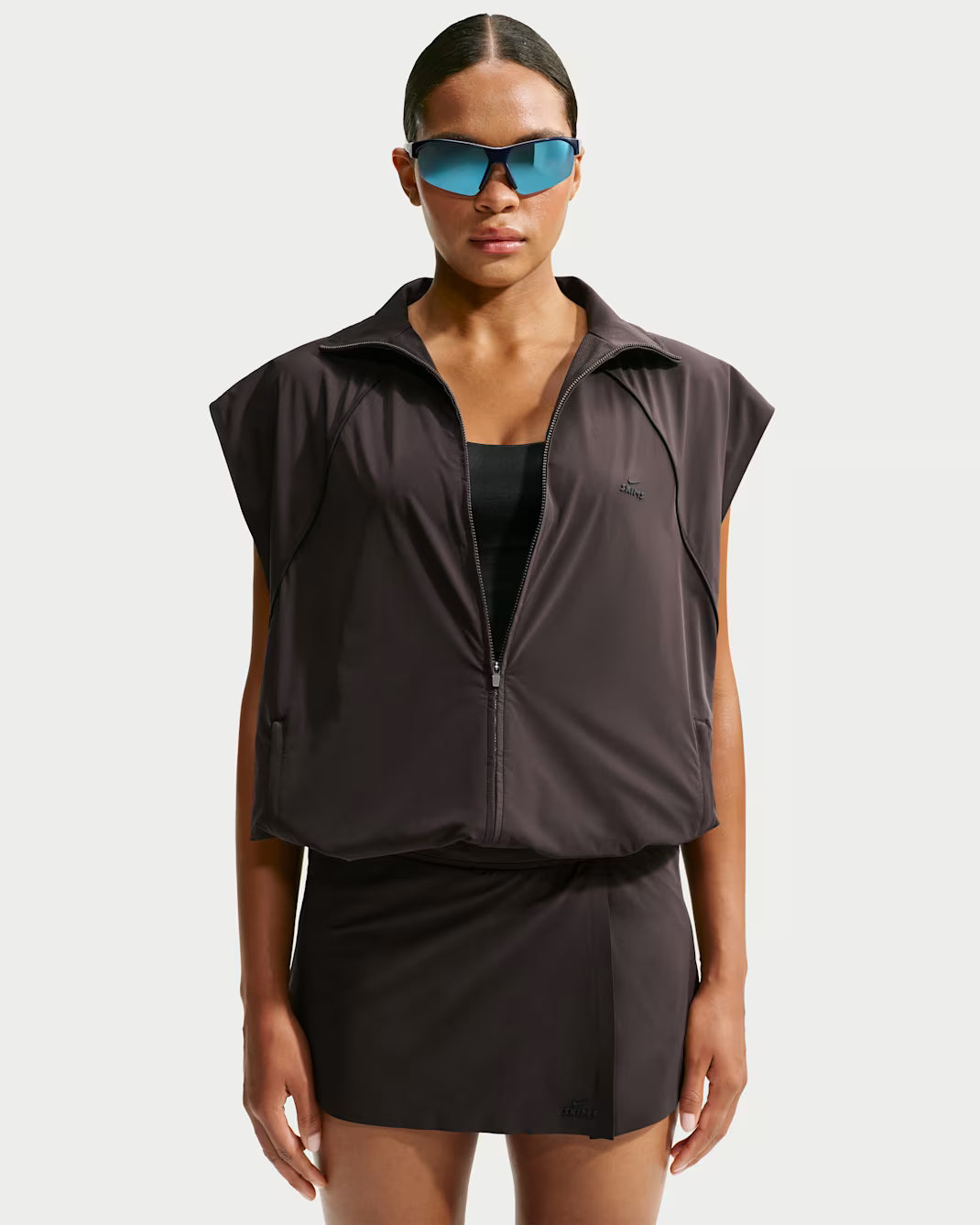 Stretch Nylon Oversized Vest