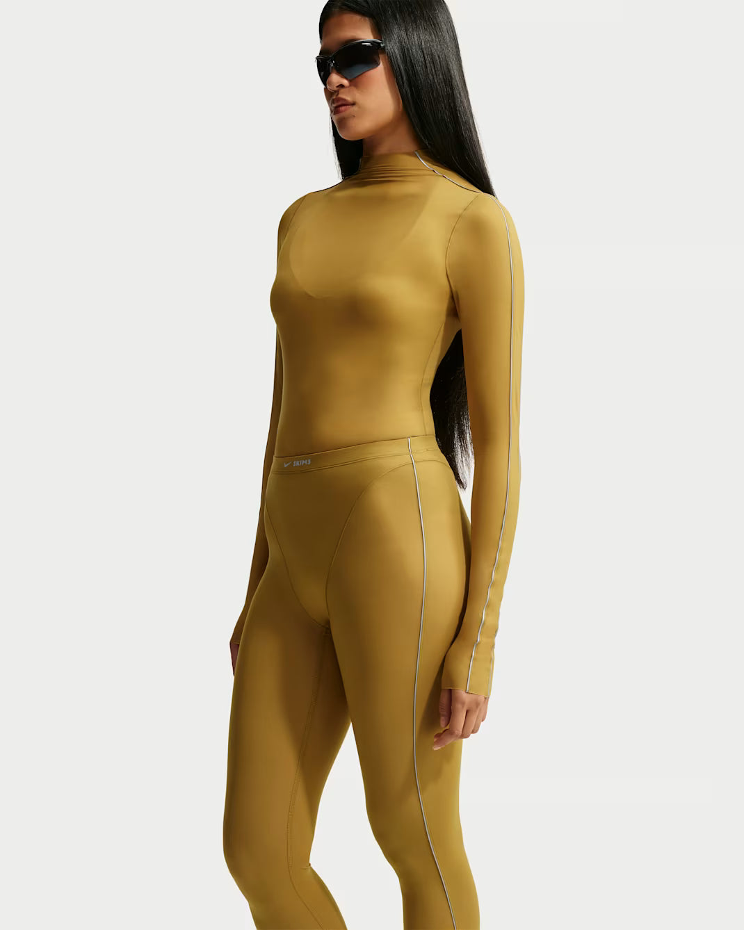Weightless  Mock-Neck Long-Sleeve Top