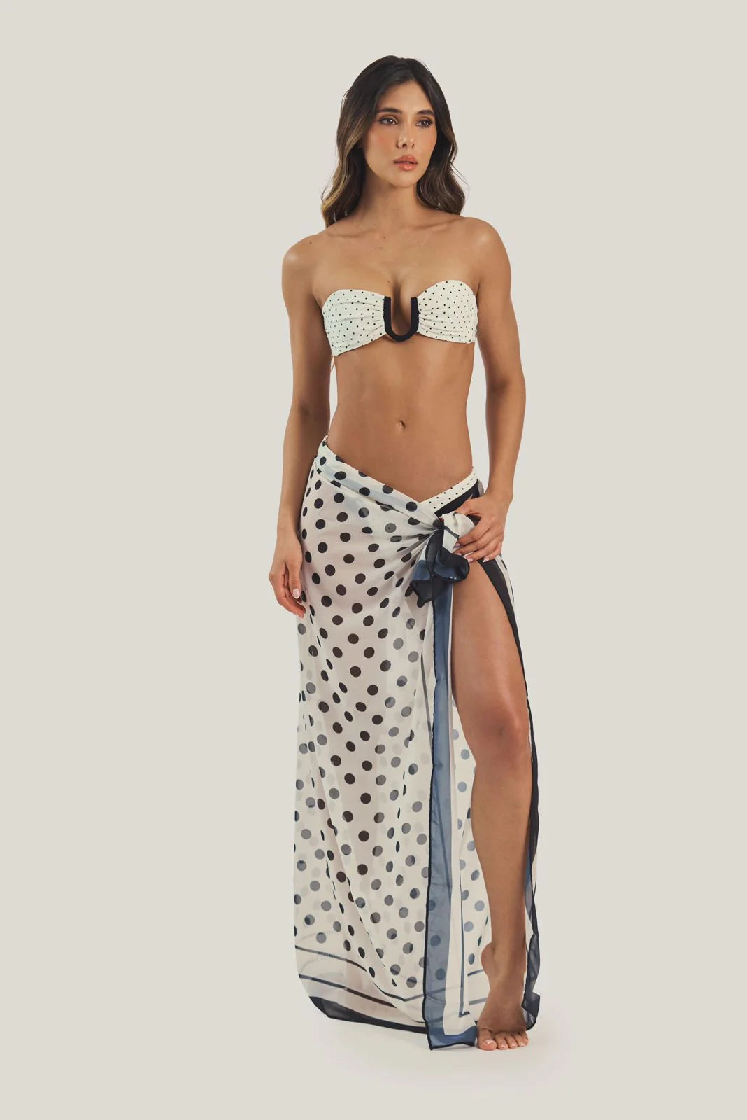 Polka Dots Lena Maxi Cover Up