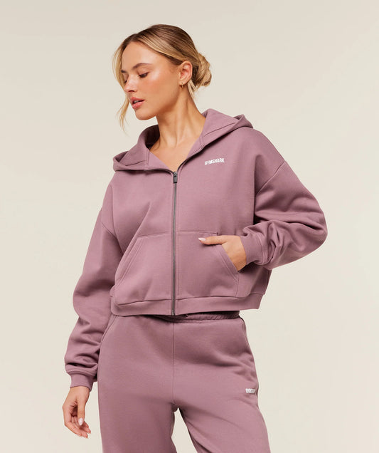 Set Cosy Luxe Zip Through Hoodie