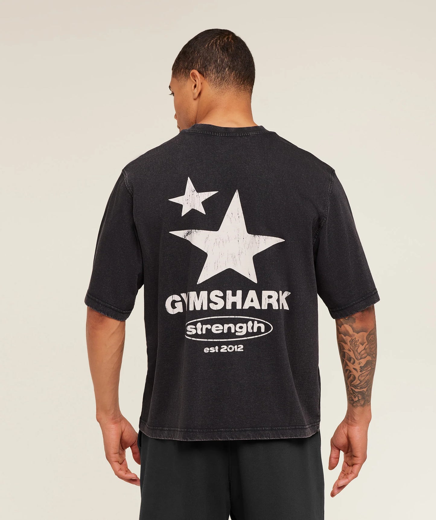 Strength Stars Washed Graphic T-Shirt
