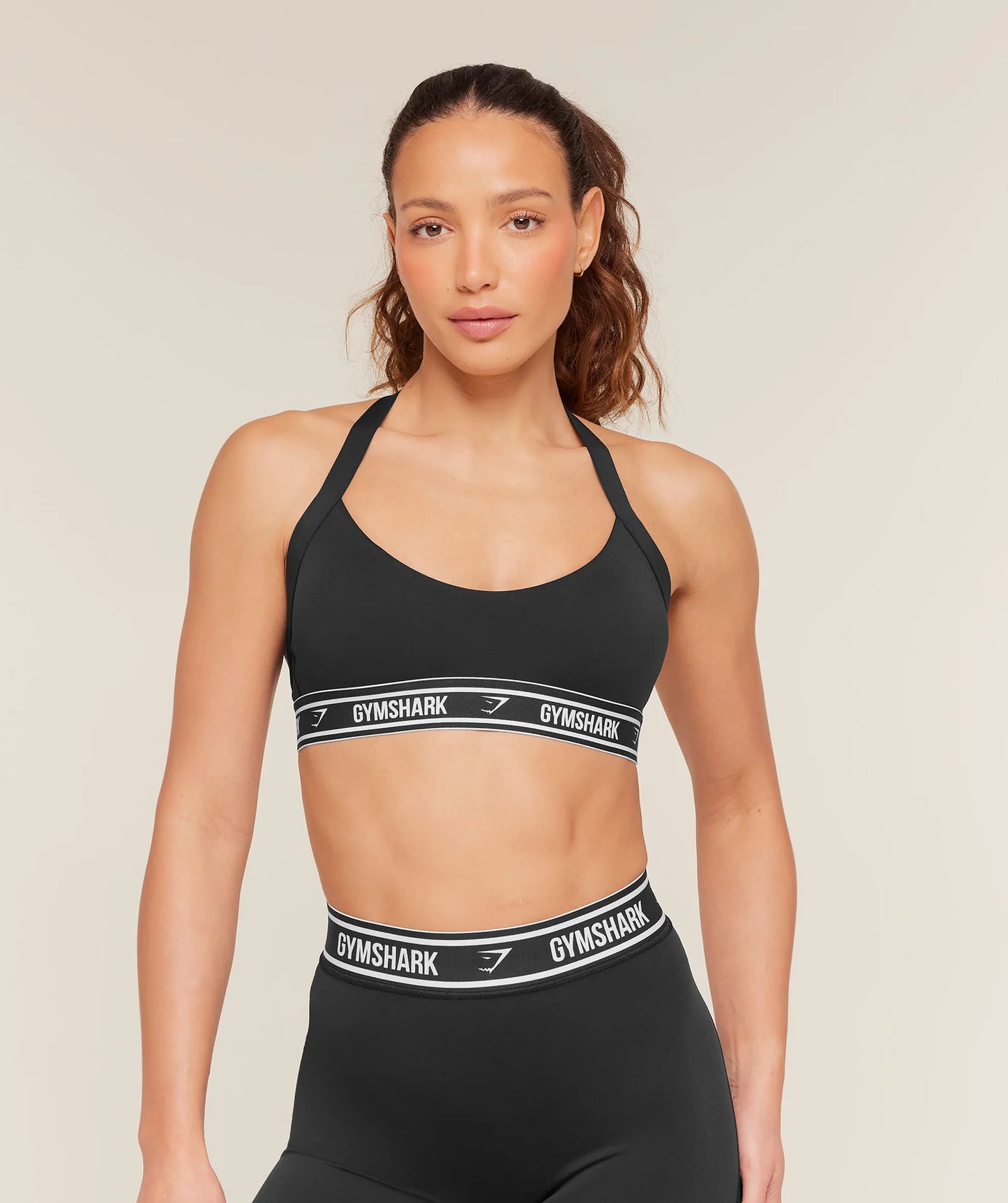 Top Light Support Halter Neck Logo