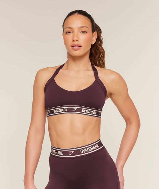 Top Light Support Halter Neck Logo