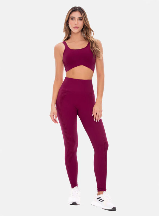 Set Leggins Deportivo Sin Costuras