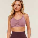 Ruched Sports Bra