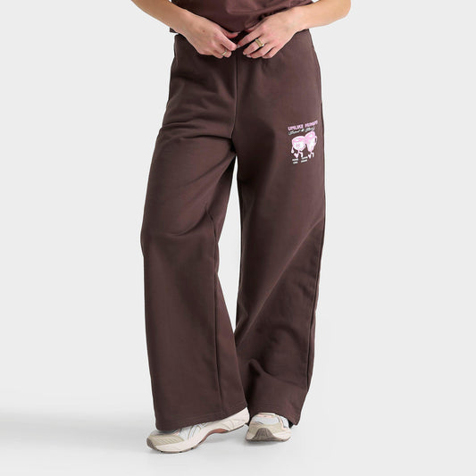 Unlike Humans Coffee Club Wide-Leg Jogger Pants